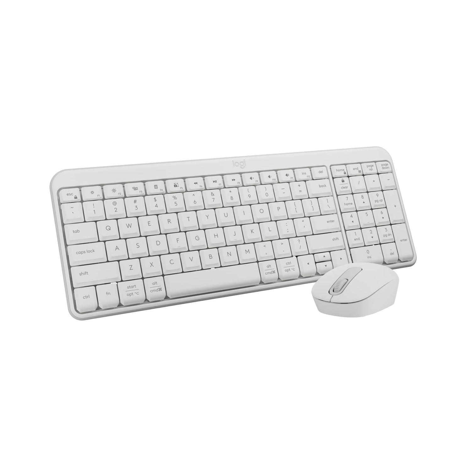 Logitech K250 Bluetooth Keyboard with Numpad, Easy Connectivity, Compact Wireless Keyboard Made with Recycled Plastic, Spill-Resistant, Comfortable Keys - Windows/MacOS - Graphite
