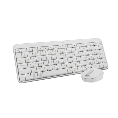 Logitech K250 Bluetooth Keyboard with Numpad, Easy Connectivity, Compact Wireless Keyboard Made with Recycled Plastic, Spill-Resistant, Comfortable Keys - Windows/MacOS - Graphite