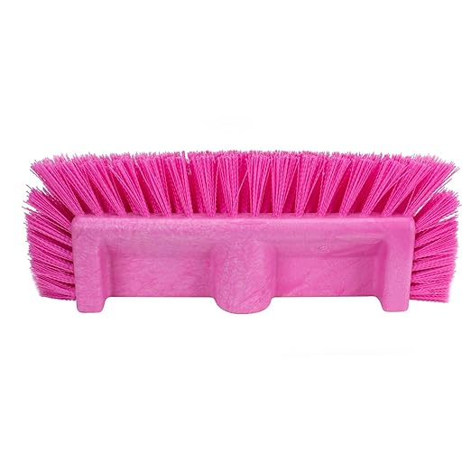SPARTA Multi-Level Tile Scrub Brush 12" Wide Brush Head, Heavy-Duty Tile