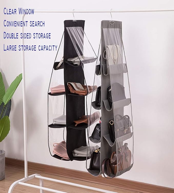 AARAINBOW 1 Pack Hanging Handbag Purse Organizer