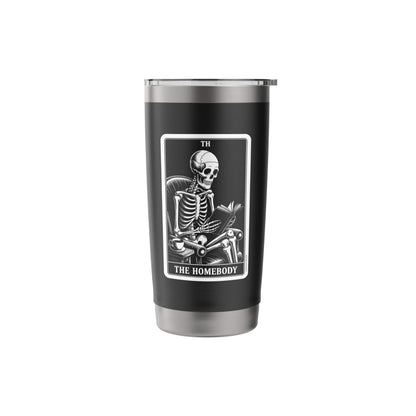 The Homebody Tarot Card Indoorsy Men Introvert Stainless Steel Insulated Tumbler