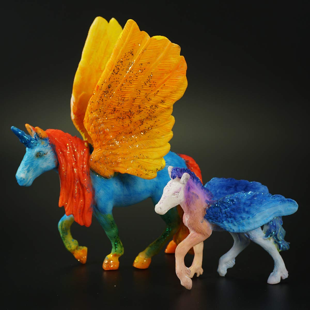 DIY Painting Unicorn Kit Arts and Crafts Set for Kids or Girls Decorate and Drawing 3D Toys for Children Gift(6 Unicorns)
