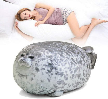 ETAOLINE Chubby Blob Seal Pillow Cute Seal Plush Toy Stuffed Animals