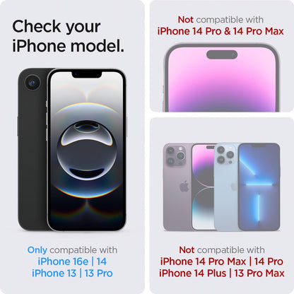 Spigen Tempered Glass Screen Protector [GlasTR EZ FIT] designed for iPhone 14 Pro Max [Case Friendly] - Sensor Protection / 2 Pack