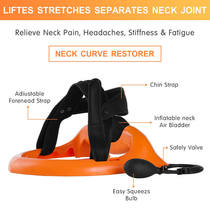 ECOGUN Posture Neck Exercising Cervical Spine Hydrator Pump - Relief for Stiffness, Restores Neck Curve