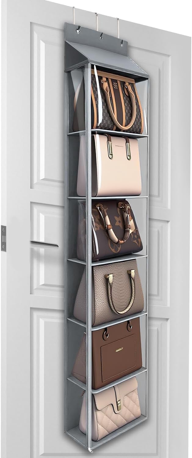 Lirex Over The Door Purse Organizer & Purse Shelf