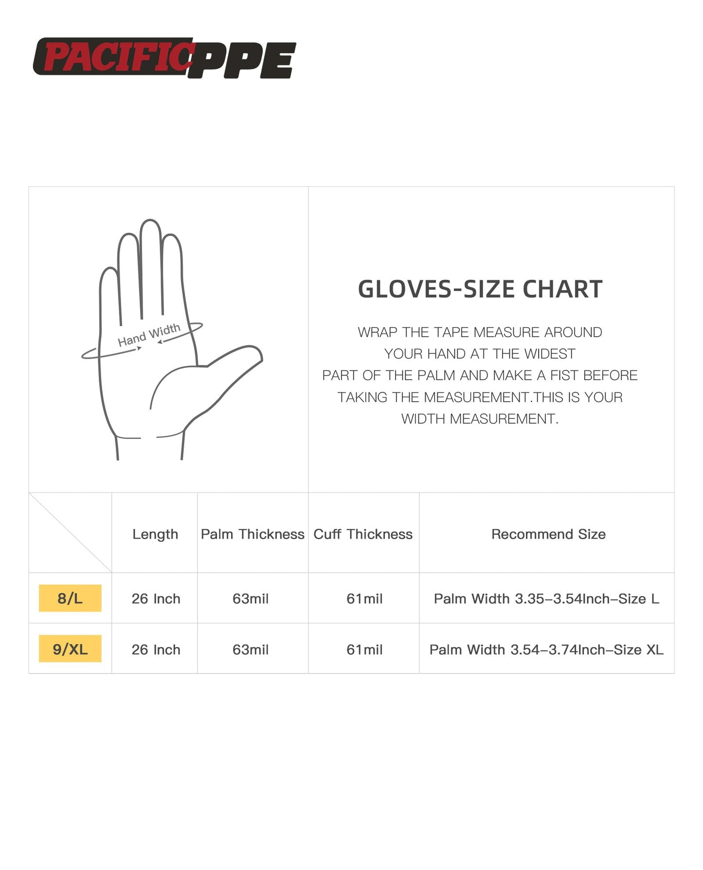 PACIFIC 26" Long Sleeve Gloves, Chemical Resistant Gloves. PVC Coating, Reusable, Heavy Duty Waterproof Gloves with Cotton Liner, Anti-skid, Acid-alkali and Oil, Large