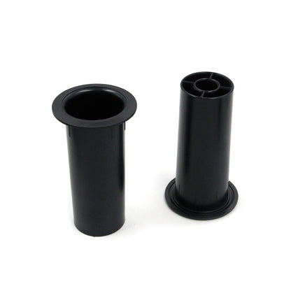 Geesatis 4 pcs Speaker Port Tubes 4.72" x 2" ABS Speaker Box Bass Air Port, Black