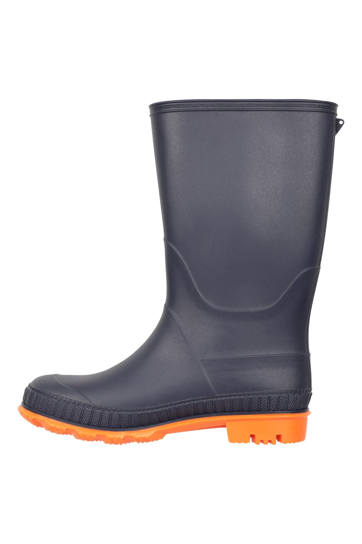 Mountain Warehouse Plain Kids Wellies - Waterproof, Soft Jersey Lined Wellington Boots, Gripped Sole, Boys & Girls - Spring Summer, Rain, School, Outdoors Burnt Orange Kids Shoe Size 4