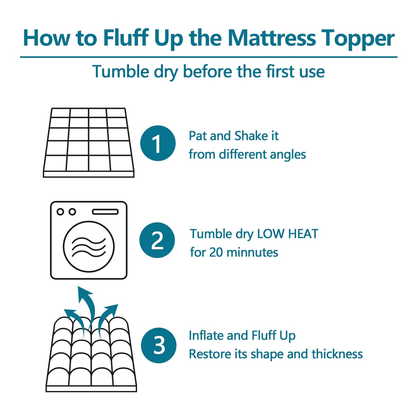 CHOKIT King Mattress Topper, Extra Thick Pillow Top Mattress Pad for Back Pain Relief, Cooling Bed Topper Mattress Cover with 8-21 Inch Deep Pocket