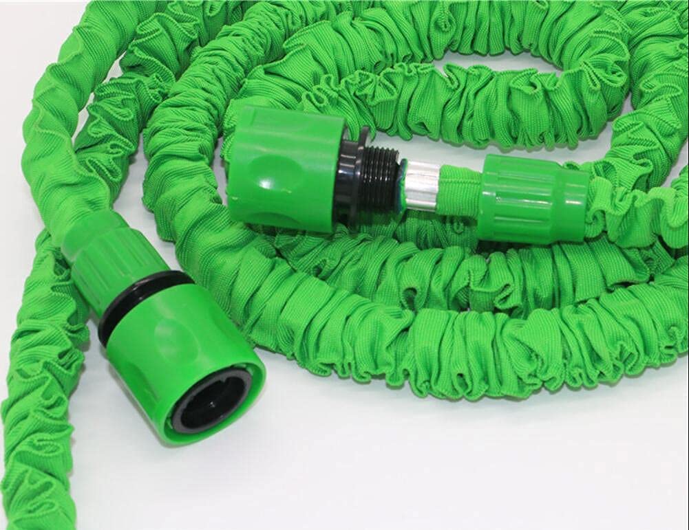 Yiting Expandable Garden Hose 25ft/50ft/100ft/125ft/150ft/200ft, 3 Times Flexible Expanding Magic Garden Water Hose Pipe with 8 Function Spray Nozzle and 3/4"&1/2" Hose Connect Fittings (Green, 25FT)
