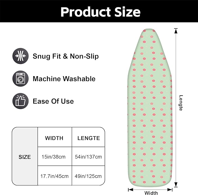 Ironing Board Cover for Crafting, Flat Decoration