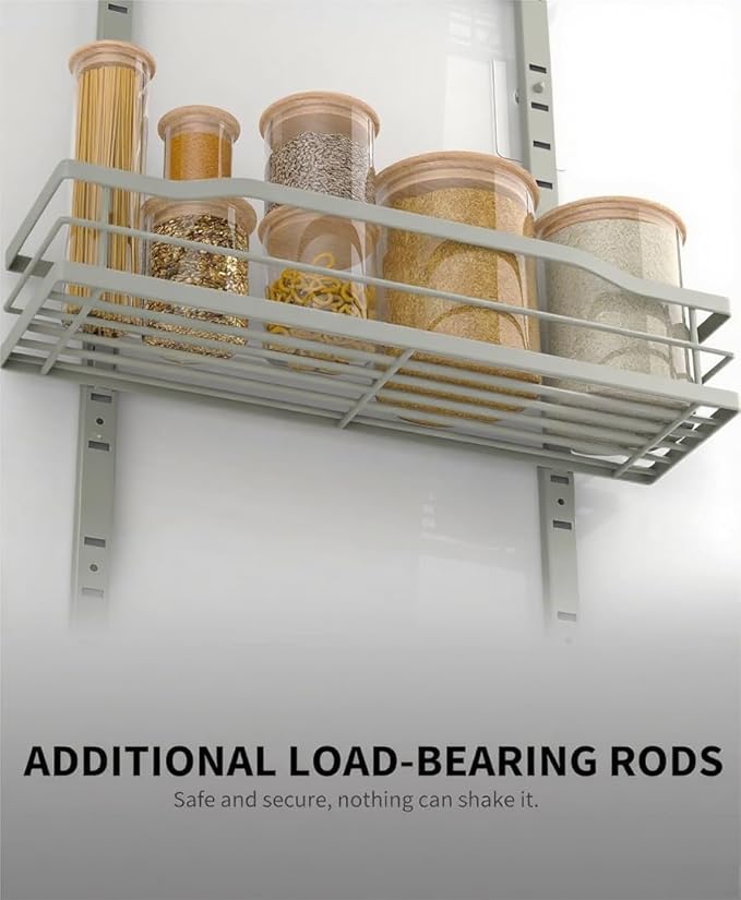 Moforoco Grey 9-Tier Over The Door Pantry Organizer, Pantry Organization and