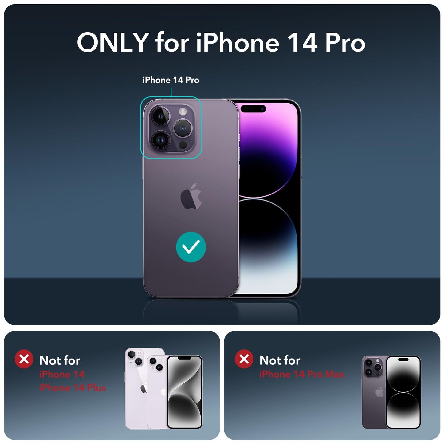ESR 3 Pack for iPhone 15 Pro Max Screen Protector, [9H Hardness] [Military Grade Shatterproof] Full Coverage Tempered Glass Film with Easy Installation Tool, HD Clear, Scratch Resistant