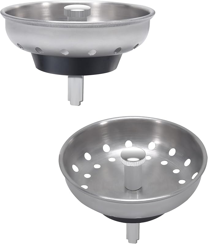 KONE 2PCS Kitchen Sink Basket Strainer Replacement