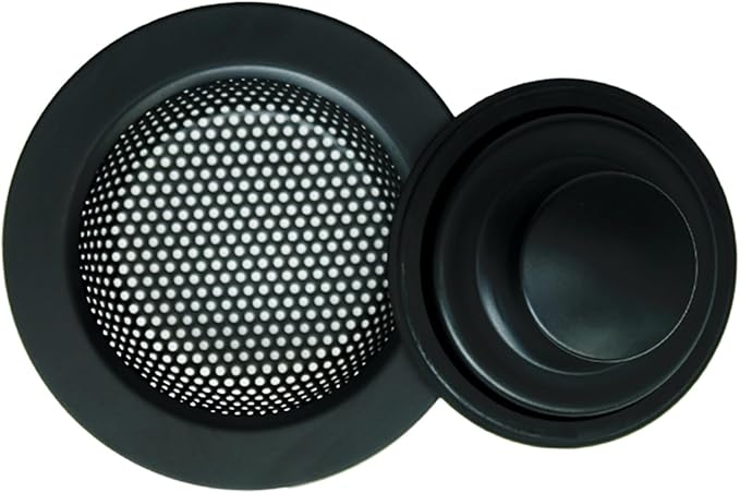 RQYEKDO Kitchen Sink Strainers Sink Stopper Kits, Stainless Steel Sink Drain