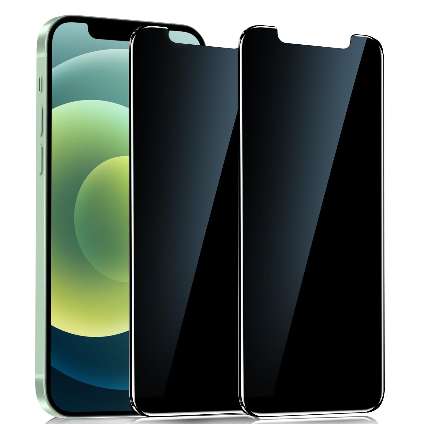 [2 Pack] Privacy Screen Protector for iPhone 11/XR, YMHML Tempered Glass Anti-Spy Bubble Free Case Friendly Easy Installation Film for iPhone 11/XR 6.1 Inch