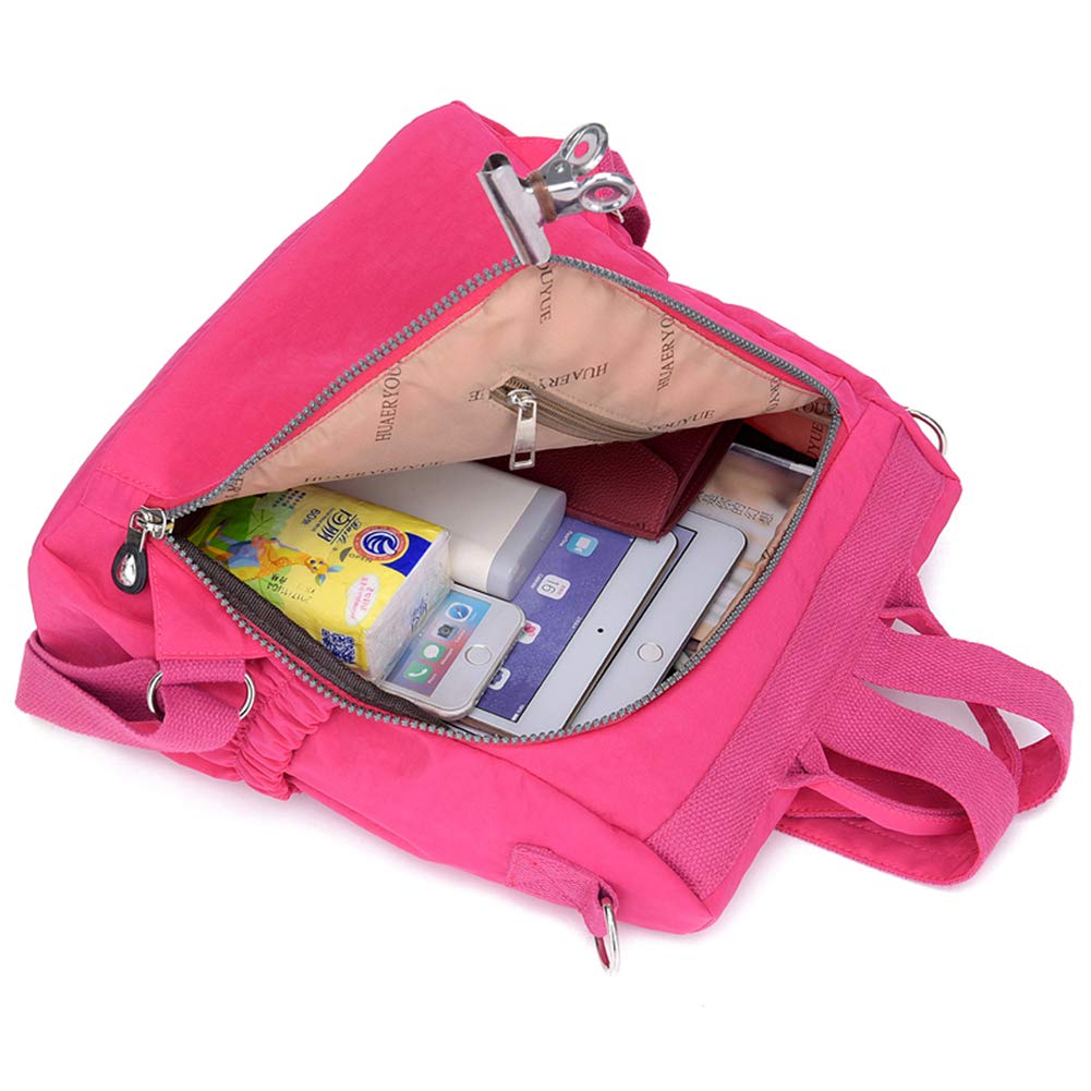 Estwell Women Backpack Ladies Rucksack Handbag Anti-theft Waterproof Nylon School Bag Travel Casual Daypack Fashion Shoulder Bag