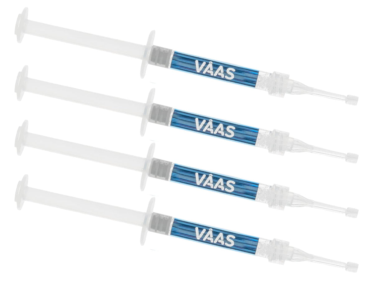 Teeth Whitening Gel for Trays, 4 Take Home Syringes, 35% Carbamide Peroxide, with Potassium-Nitrate, Trays Not Included, USA Made, Teeth Whitening Kit by Everest VAAS