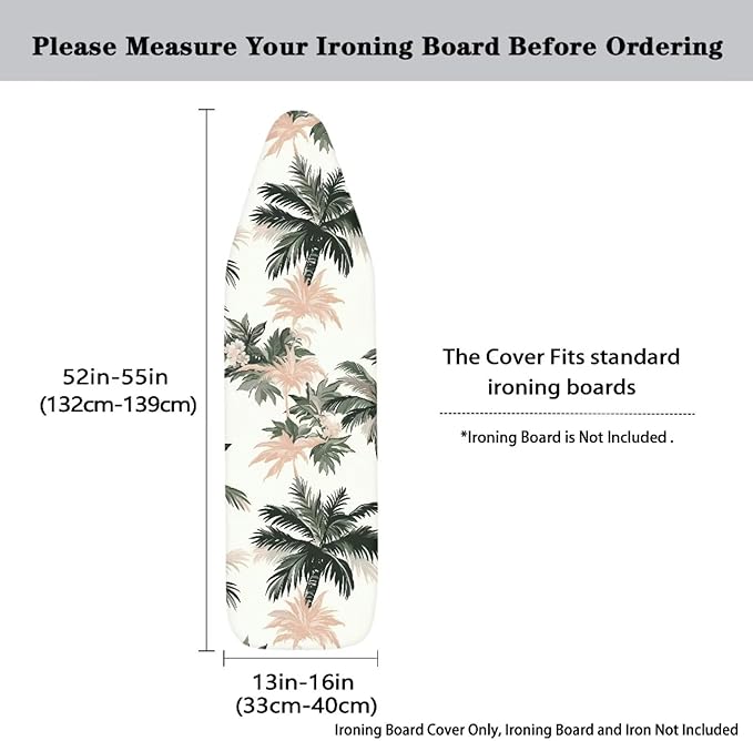 Coconut Tree Ironing Board Covers Accessories Universal Stretchy Cover