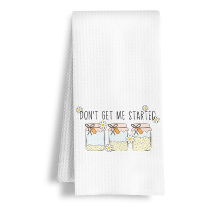 HSIASHENG Funny Sourdough Baking Kitchen Towels, Gifts for Sourdough Bakers Baking Lovers Dish Towels, Bread Maker Gifts Hand Tea Towel for Dining Kitchen, 16x24 Inch
