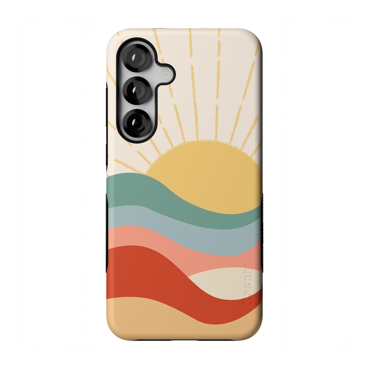 Casely Galaxy S25 Plus Case | Ink & Iris | Vintage Floral | Compatible with MagSafe | Bold Protective Design