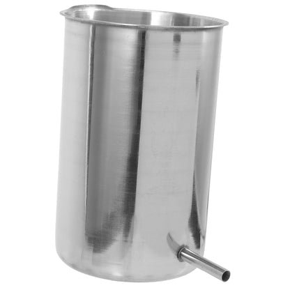 HOLIDYOYO Stainless Steel Hanging Bucket Portable Metal Bucket for Cleaning and Travel Lightweight Compact Kit for Daily Use and Easy Maintenance