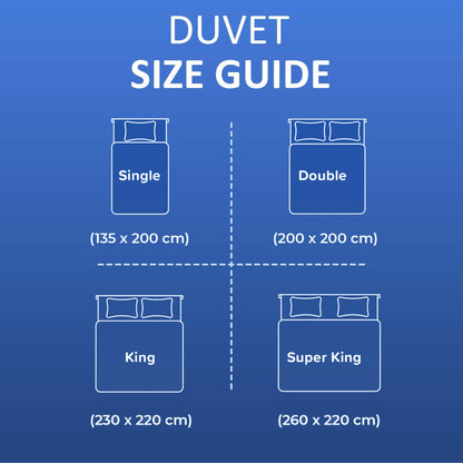 Hafaa Double Duvet 10.5 Tog All Season Anti Allergy Duvets Hollowfibre Filling Thick and Warm Duvet Double - UK Made Quilt
