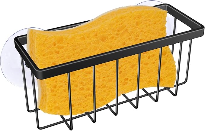 Sponge Holder for Kitchen Sink, Kitchen Sponge Holder, Sink Caddy for Sponges