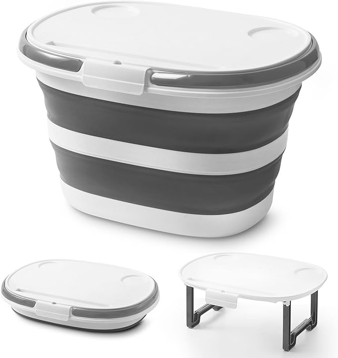 Lesipee Upgraded 16L Collapsible Mop Bucket