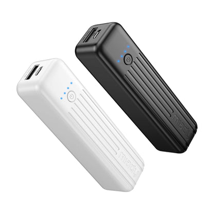 Miady 2-Pack Small Portable Charger, 5000mAh Mini Battery Pack 3.45oz Lightweight Power Bank 5V/2.4A Output & 5V/2A Input Compatible with iPhone, Galaxy, Android etc