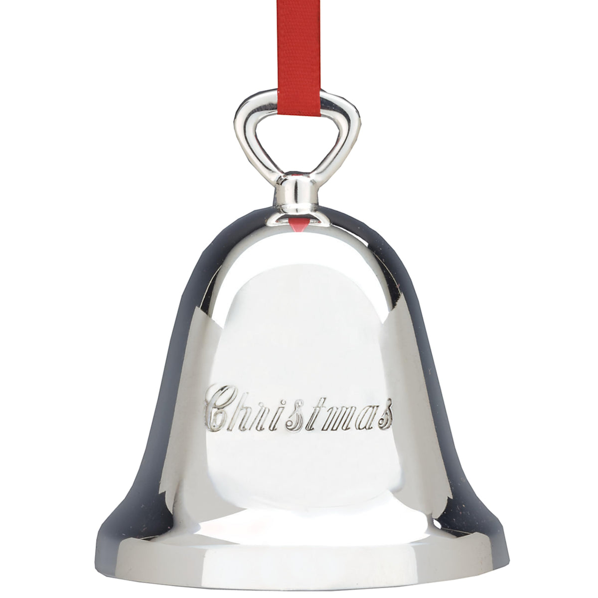 Reed & Barton 329/2 Ringing In The Season Silverplate Bell Ornament, Christmas