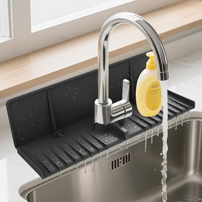 Silicone Faucet Drip Catcher Tray Mat