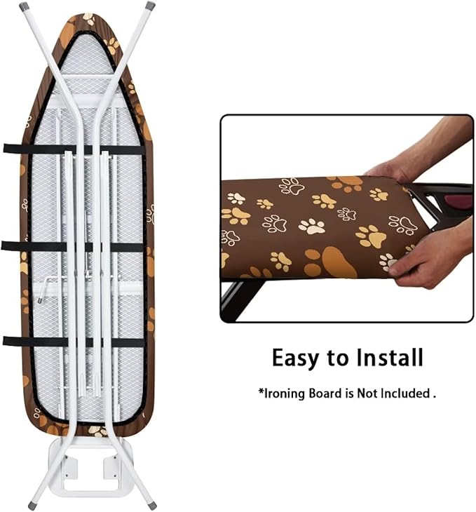 Dog Paw Print Ironing Board Cover