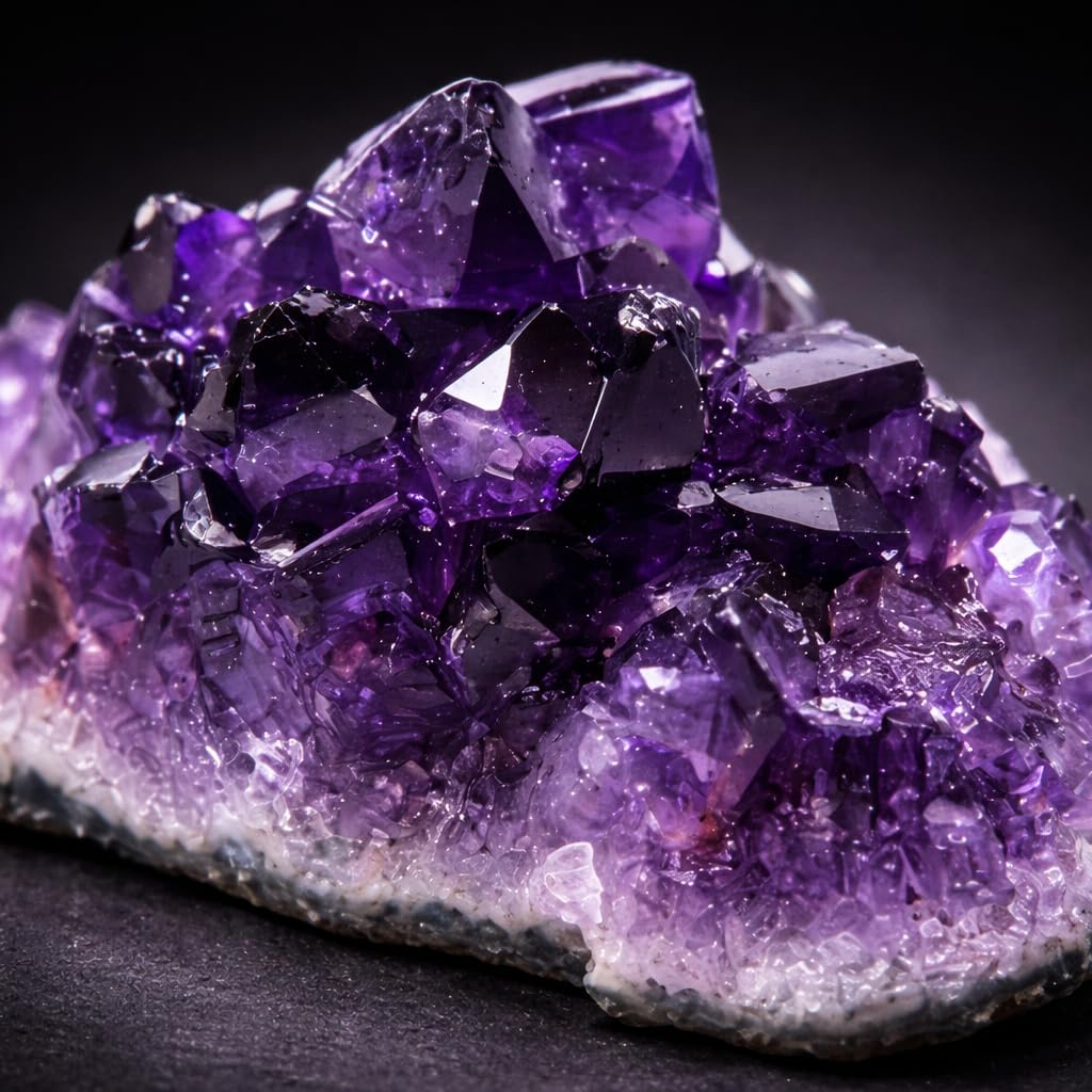 Natural Amethyst (Less Than 0.5 lb) Crystal Clusters Stone from Brazil Raw Geode Quartz - Purple Color - Mystic Stones