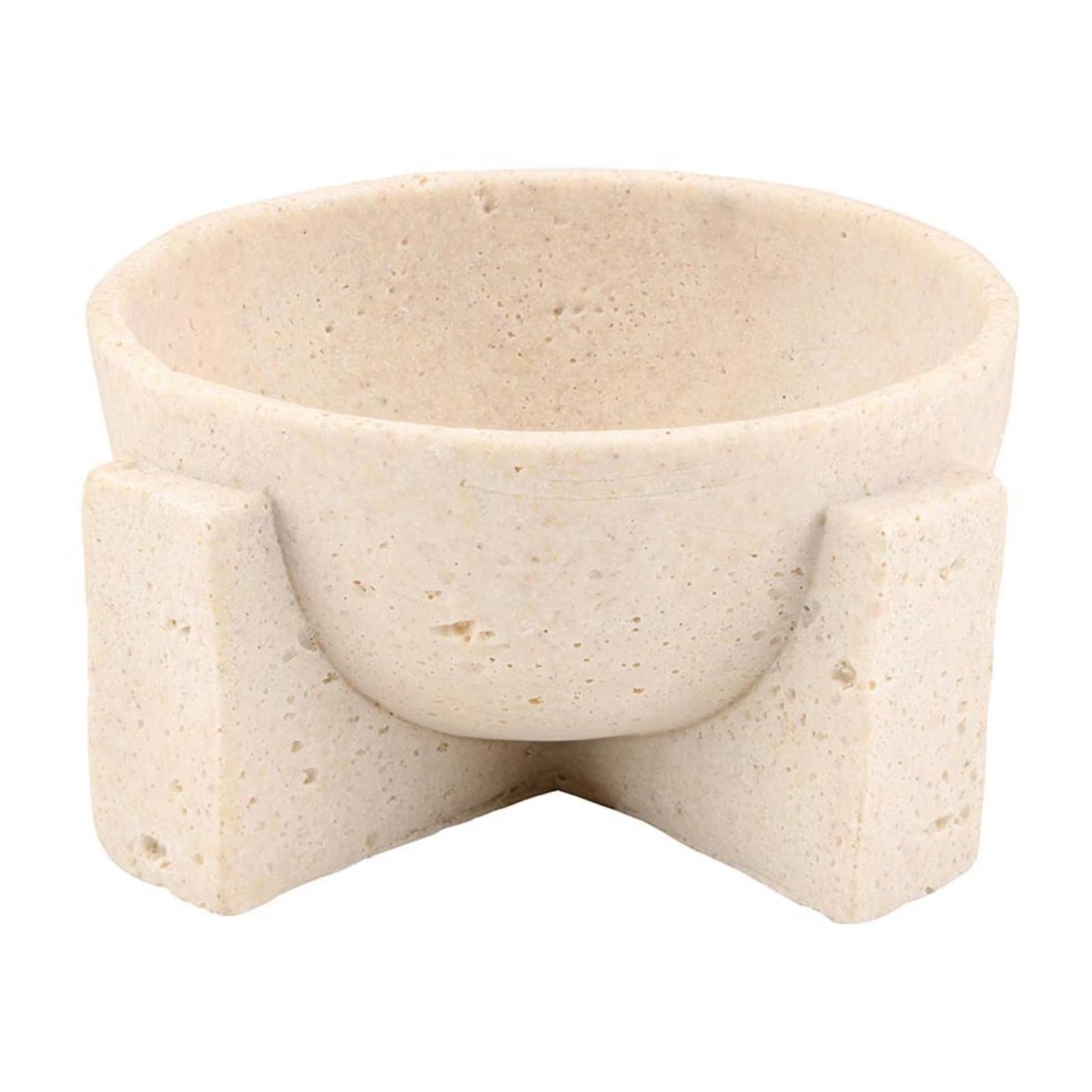 47th & Main Decorative Textured Resin Bowl, 5" Diameter x 2.5" Tall, Natural