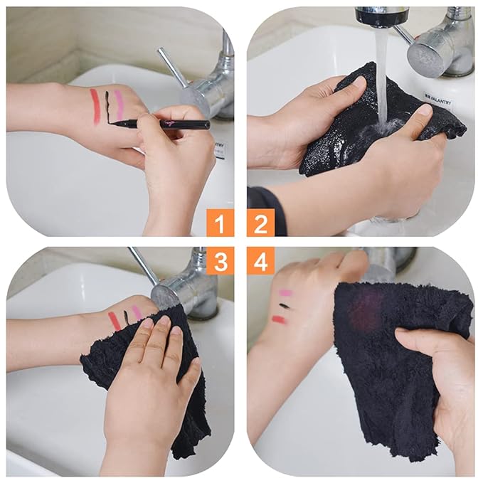 SUNLAND Microfiber Face Cloth Reusable Makeup Remover Facial Cleansing Towel