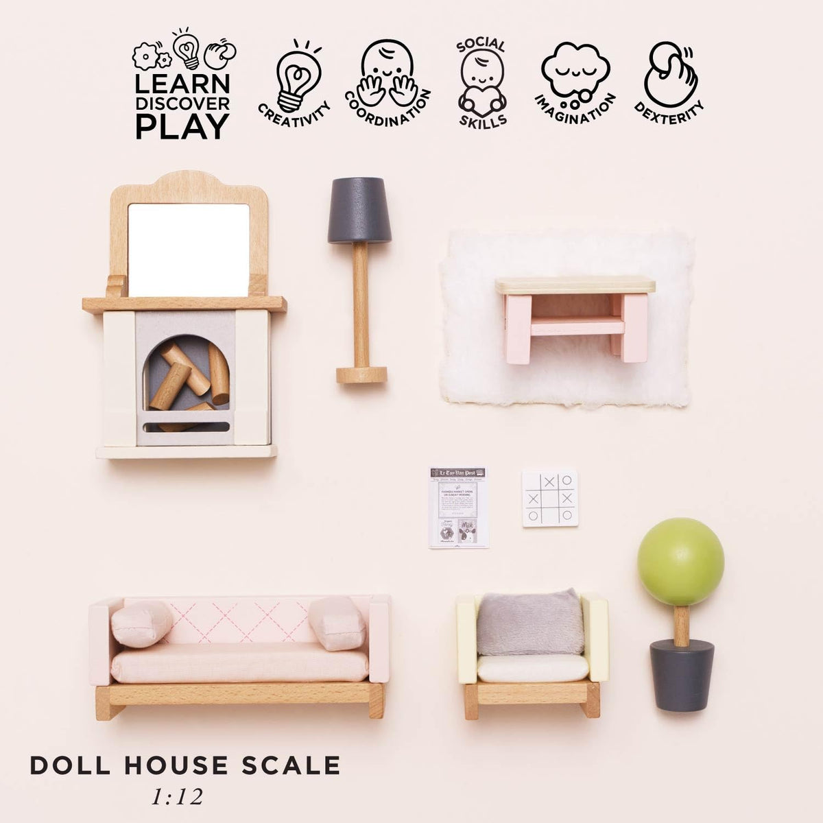 Le Toy Van Daisylane Sitting Room Dollhouse Furniture (ME058)