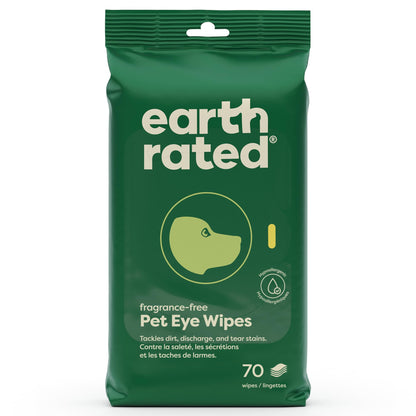 Earth Rated Ear Wipes & Grooming Wipes Bundle - Includes 70 Fragrance-Free Pet Ear Wipes and 100 Lavender-Scented Grooming Wipes.