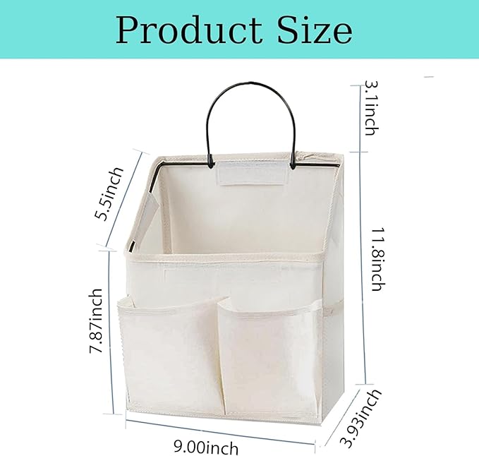 4pcs Wall Hanging Storage Bag, Wall Hanging Organizer bags