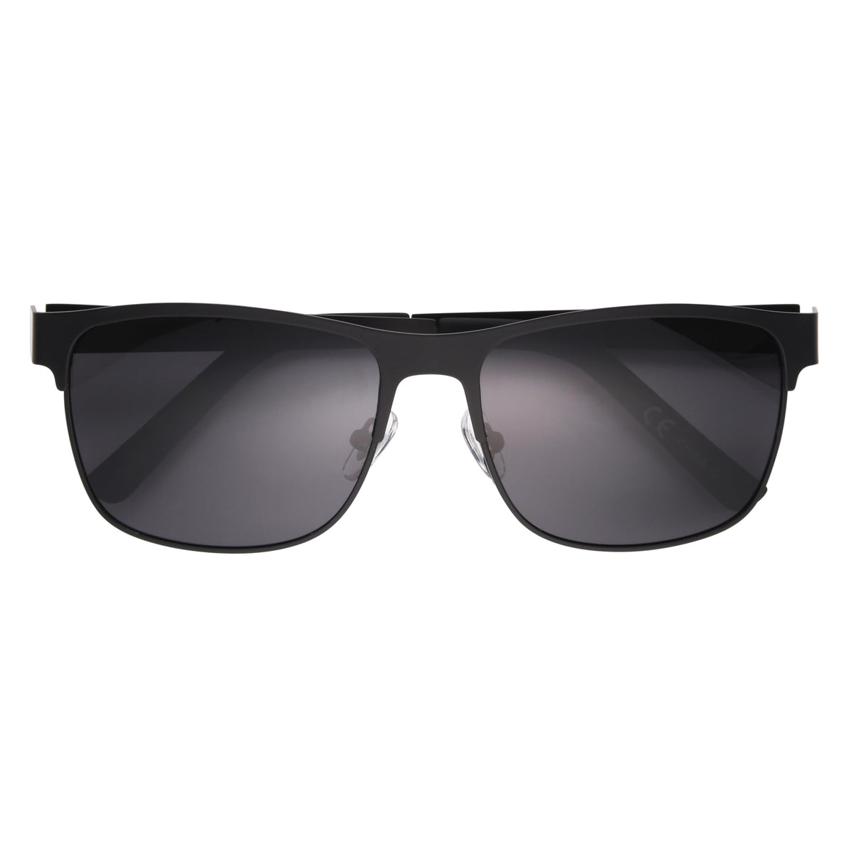 Dockers Men's Colton Sunglasses Polarized Navigator, Black, 57mm