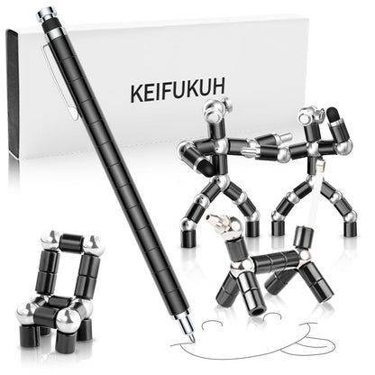 Fun Men Gifts Fidget Gel Pens - Unique Birthday Gift for Mens, Novelty Christmas Stocking Fillers Easter Anniversary Valentines Day Present Ideas Small Gadgets, Cool Secret Santa Gift for Him