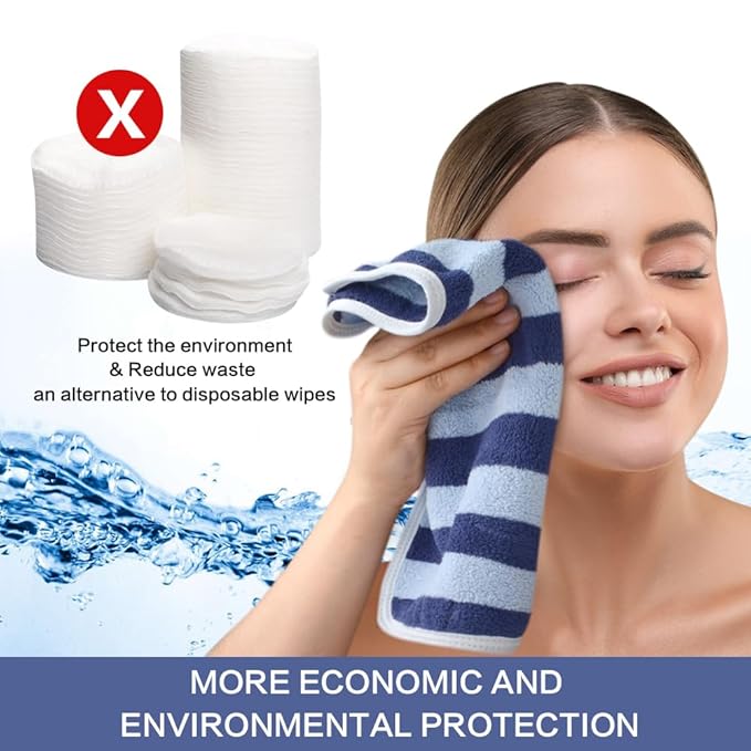 SINLAND Microfiber Facial Cloths Fast Drying Washcloth 12inch x 12inch