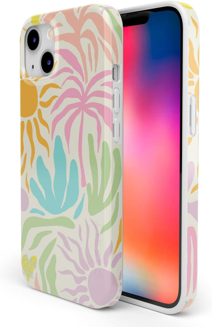 Casely iPhone 13 Case | Field of Flowers | Pastel Floral | Compatible with MagSafe | Classic Ultra Slim Design