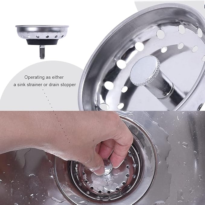 Kitchen Drop-in Post Basket Strainer Replacement