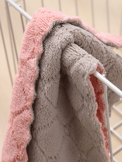 10 Pack Kitchen Cloth, Microfiber Dish Towels Washcloths, Super Absorbent Coral Velvet Dishtowels, Premium Cleaning Cloths,Non-Stick Oil Quick Dry Dish Towels, Soft Tea Towel, Table Cleaning Cloths.