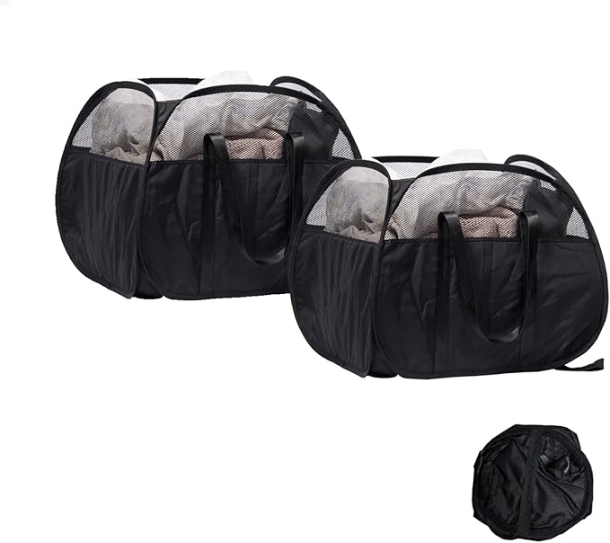 Collapsible Laundry Basket, 90L Foldable Pop-up Laundry Hamper