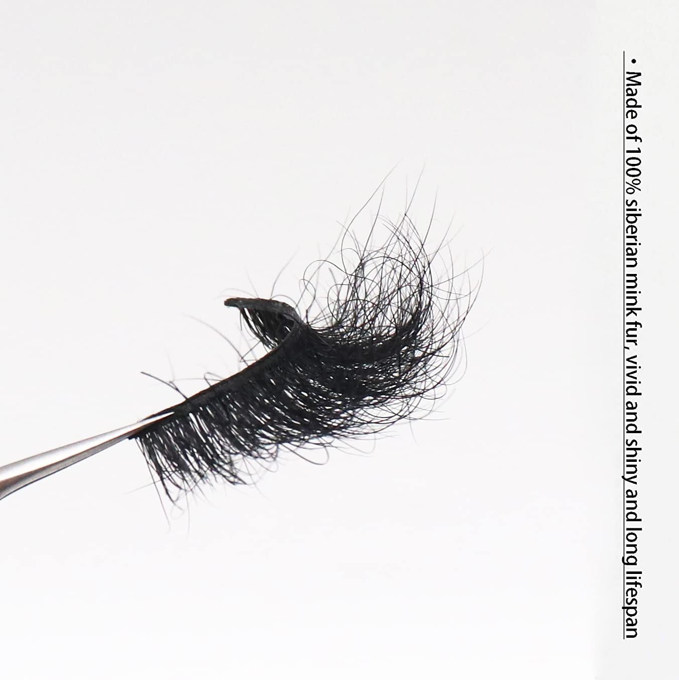 Veleasha Lashes 100% Real Mink 3D luxurious False Eyelashes Hand-made Natural Long Cross False Lashes for Makeup 1 Pair Pack (No.A11)