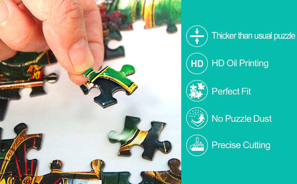 Halloween 1000 Piece Puzzles for Adults, Halloween Spider Candy Jar for Adults, Hard Challenge Art Jigsaw Puzzles, for Gifts Birthday Party Games Family, 27.5 * 19.7 inch Dust Free Puzzle