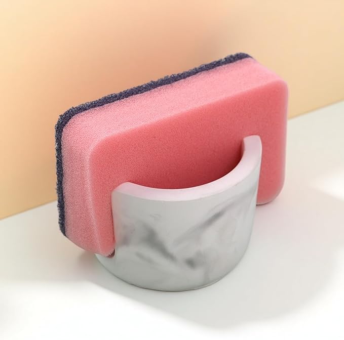 Sponge Holder Kitchen Diatomite Drying Rack Absorbent Sink Sponge Organizer
